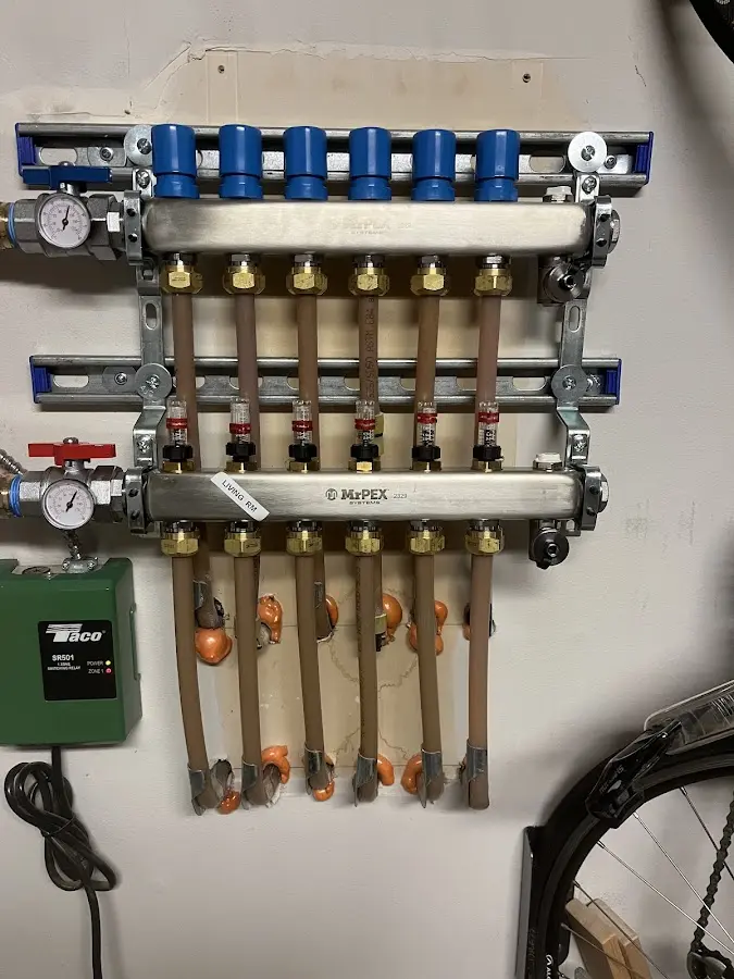 Plumber performing Gas Line Installation at a residential property in Jim Thorpe